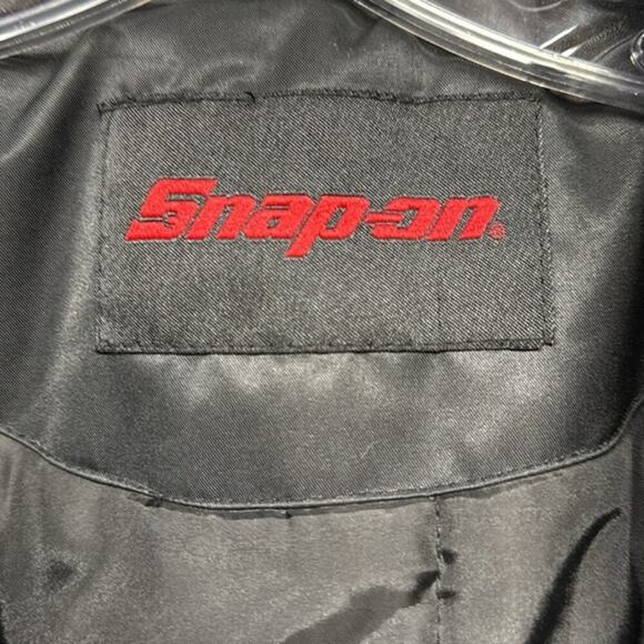 Men's Snap-On Tools Red Black Gray Puffer Winter Jacket Coat Size Large XL - Picture 5 of 13